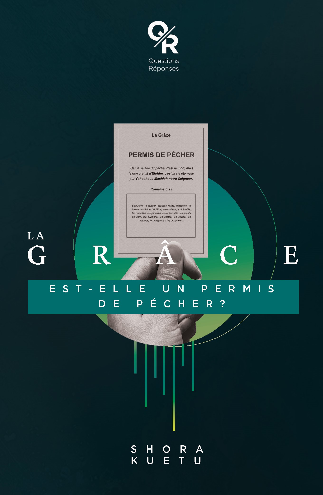 Livre La Grâce est-elle un permis de pécher ? (auteur: Shora KUETU)